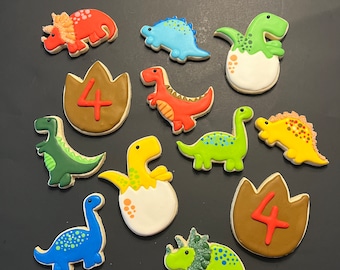 Dinosaur Cookie Set 12