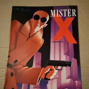 Vortex Comics MISTER X Issue Vol. 1 No. 2 - AUG 1984 - Vintage Paper Comic - Please Read Description - Vintage Used Comic