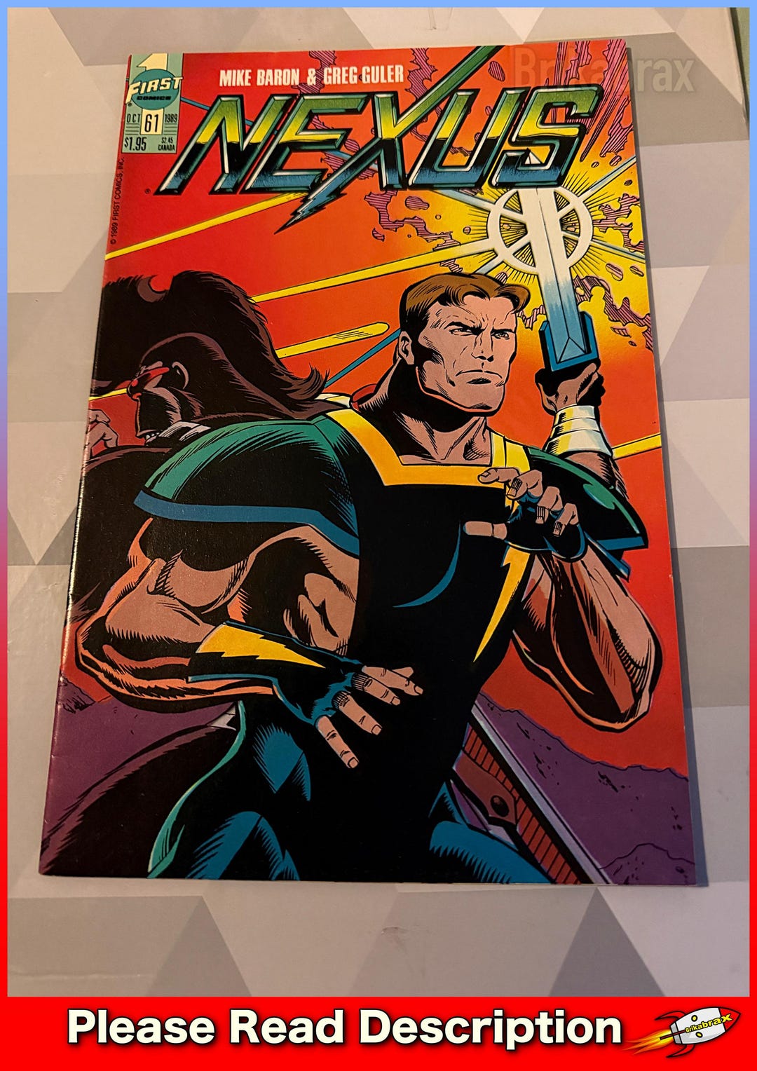 Nexus Comic Book: Volume 2, Issue 61, Oct 1989 - Vintage Collectible - Etsy