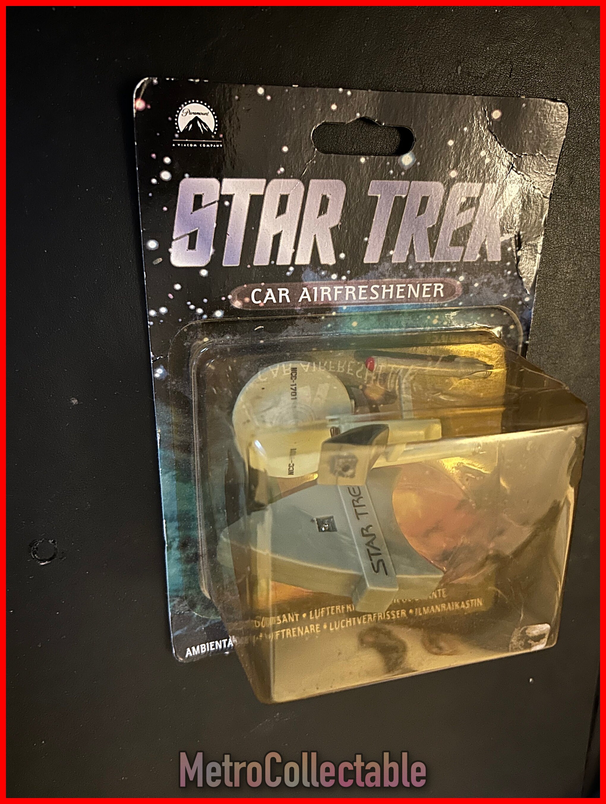 Star Trek USS Enterprise NCC 1701 Spaceship Car Air Freshener damaged