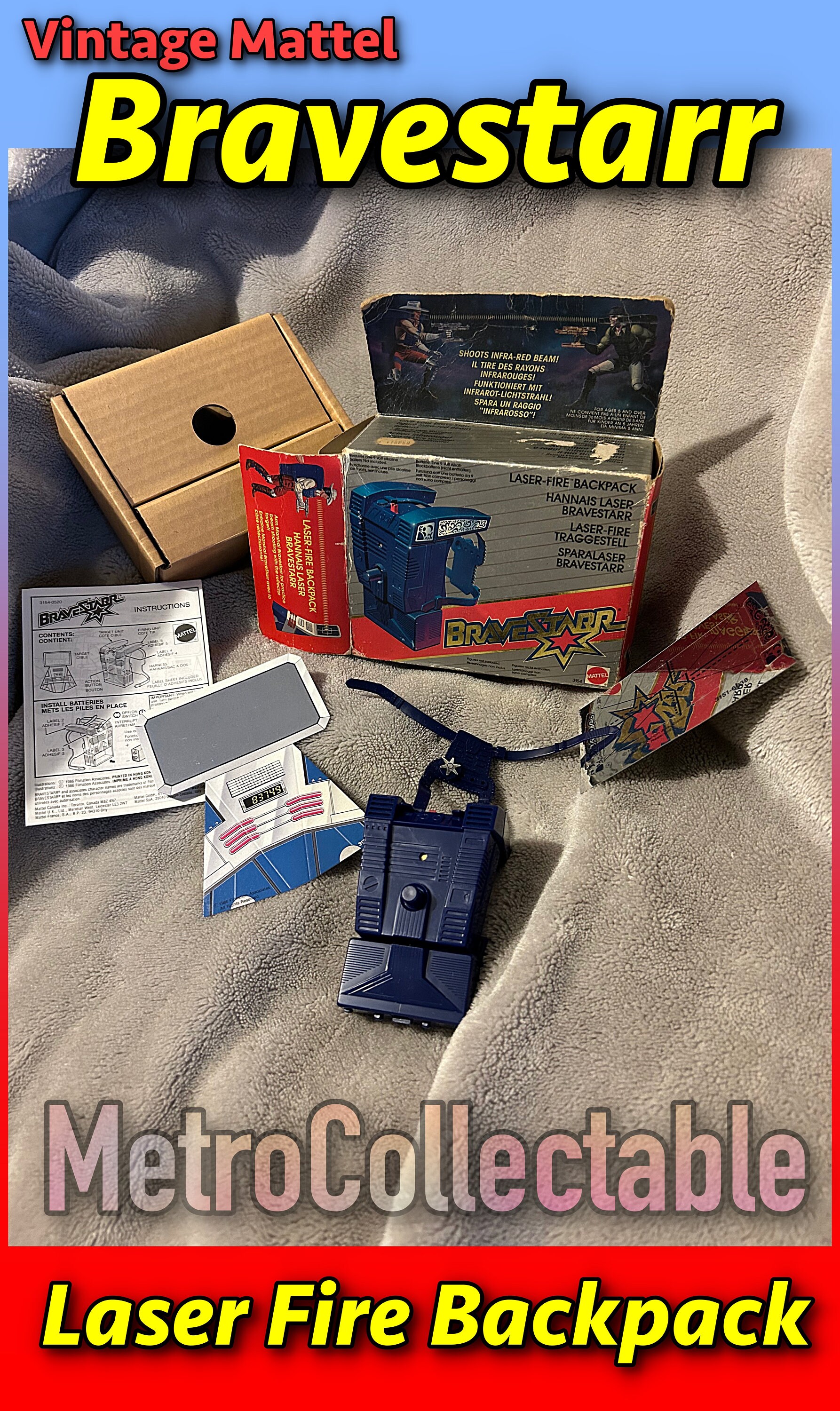 Bravestarr Stratocoach Mattel 1986 - Mattel