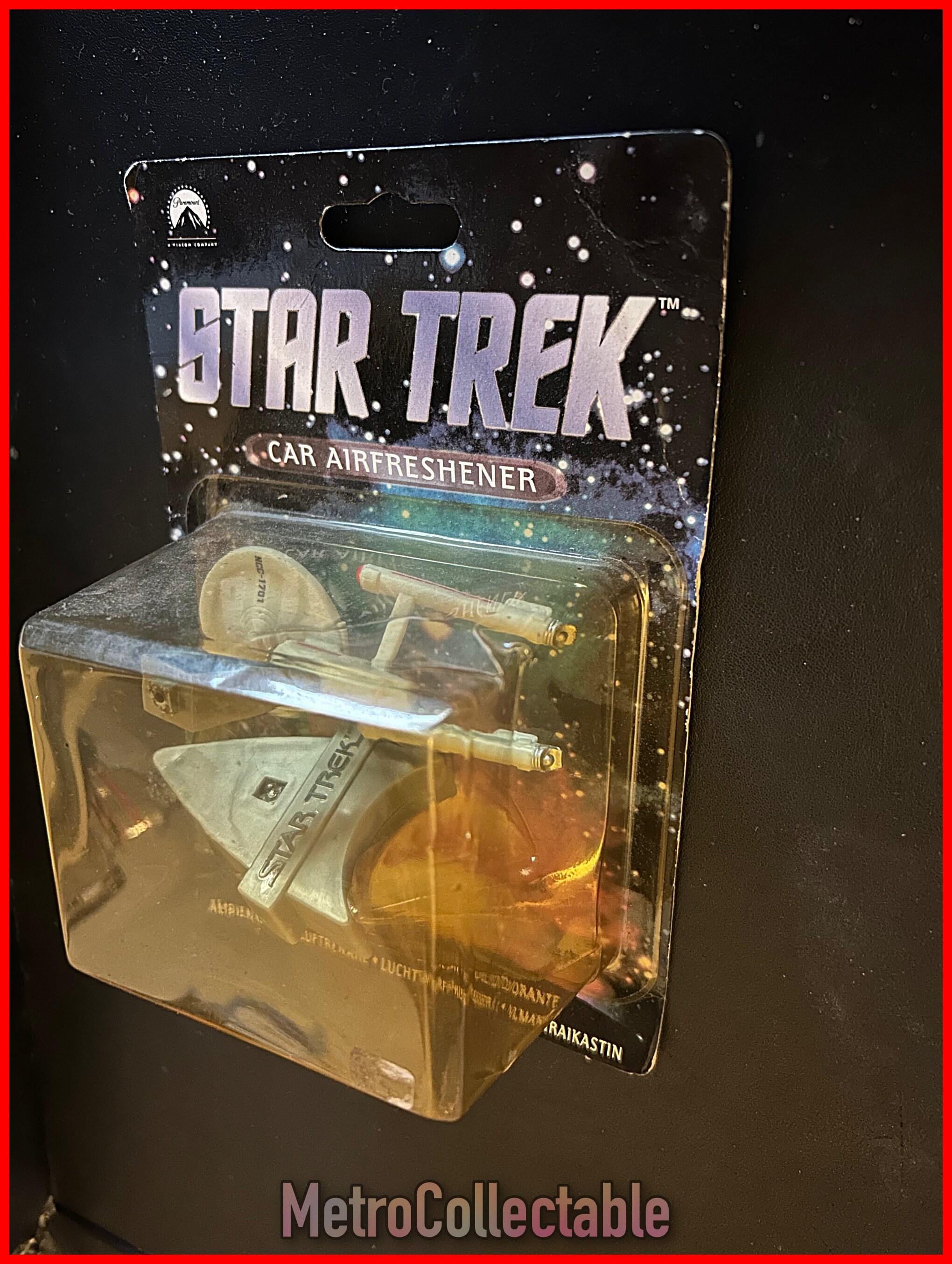 Star Trek USS Enterprise NCC 1701 Spaceship Car Air Freshener damaged