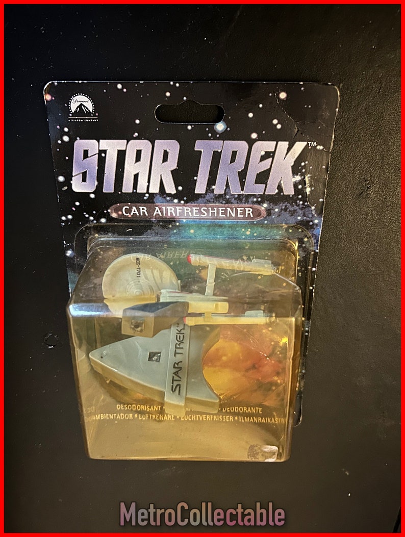 Star Trek USS Enterprise NCC 1701 Spaceship Car Air Freshener damaged