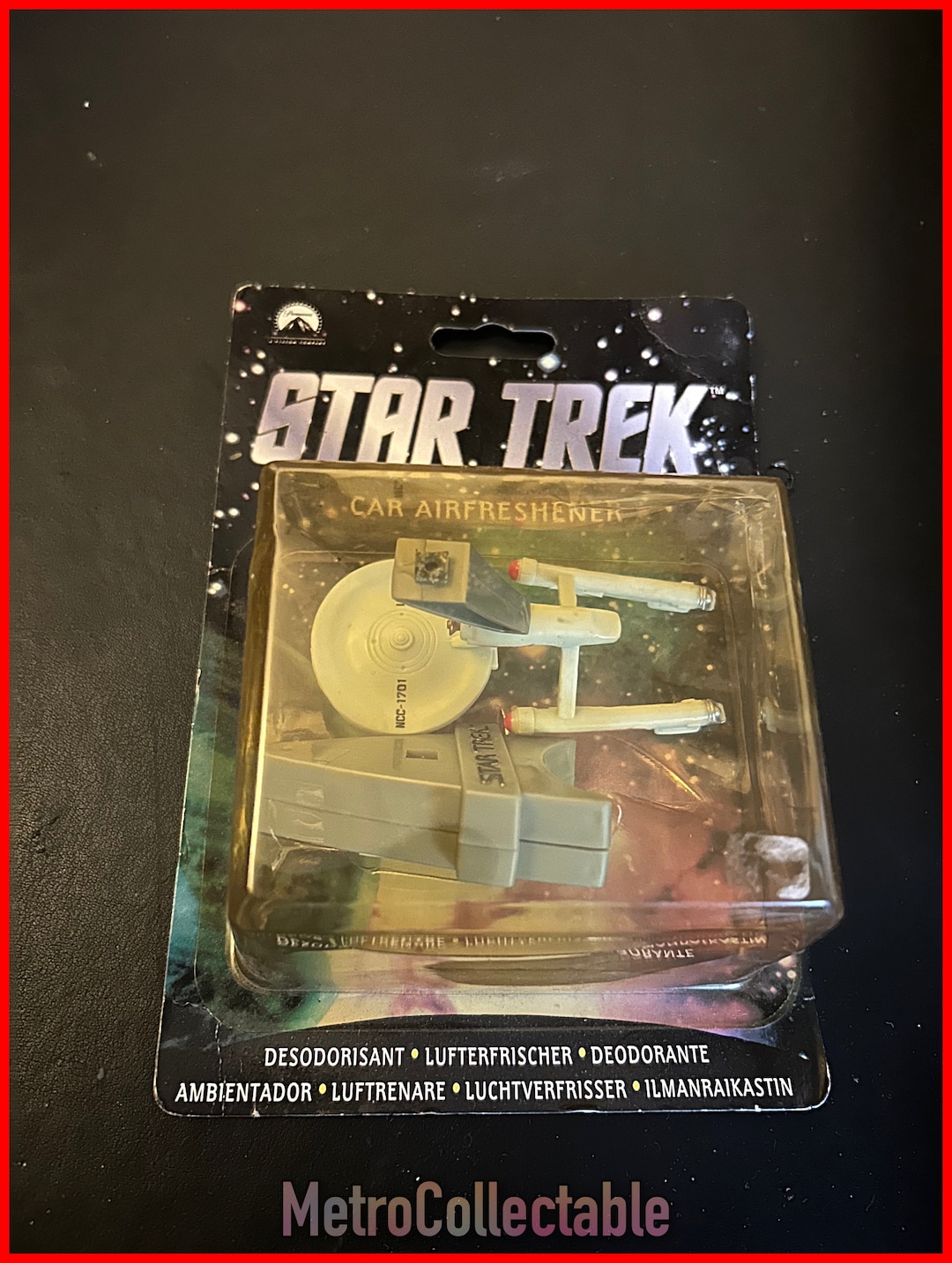 Star Trek USS Enterprise NCC 1701 Spaceship Car Air Freshener damaged