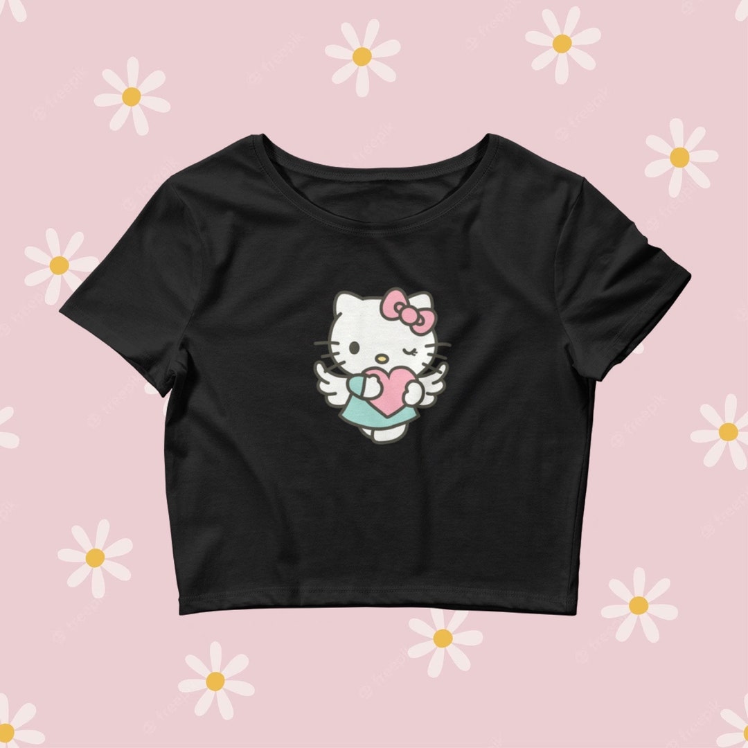 Hello Kitty Crop Top Hello Kitty - Etsy