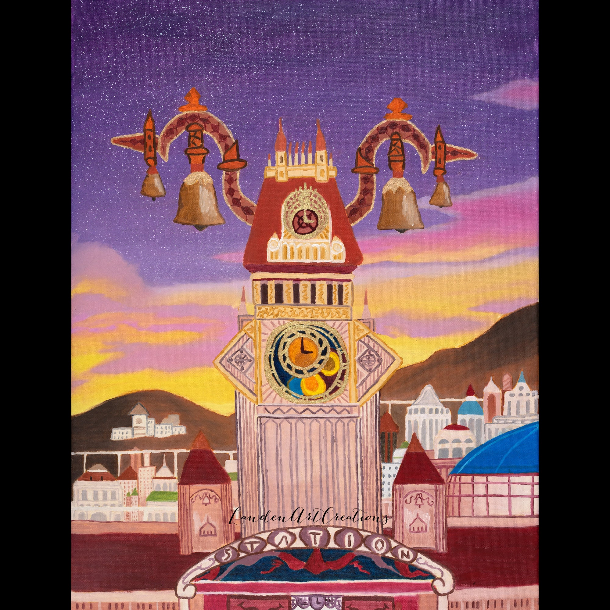 Twilight Town Clocktower Etsy