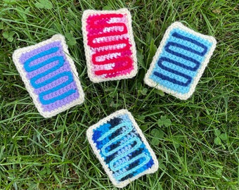 Crochet Sensory Fidget Crinkle Poptart Toy Pattern