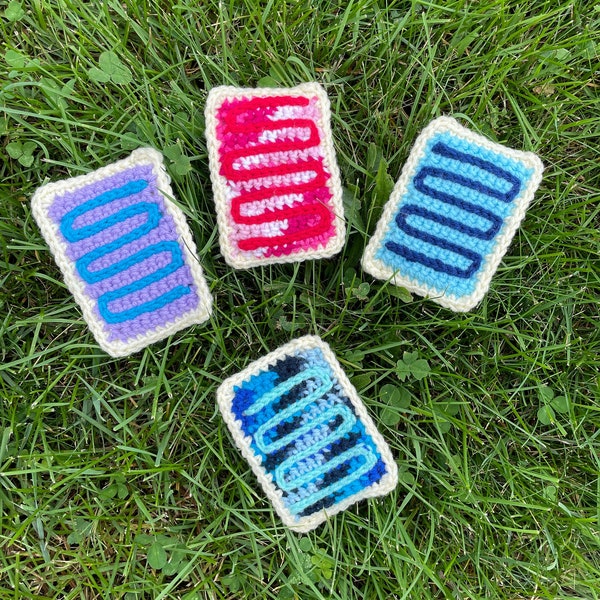 Crochet Sensory Fidget Crinkle Poptart Toy Pattern