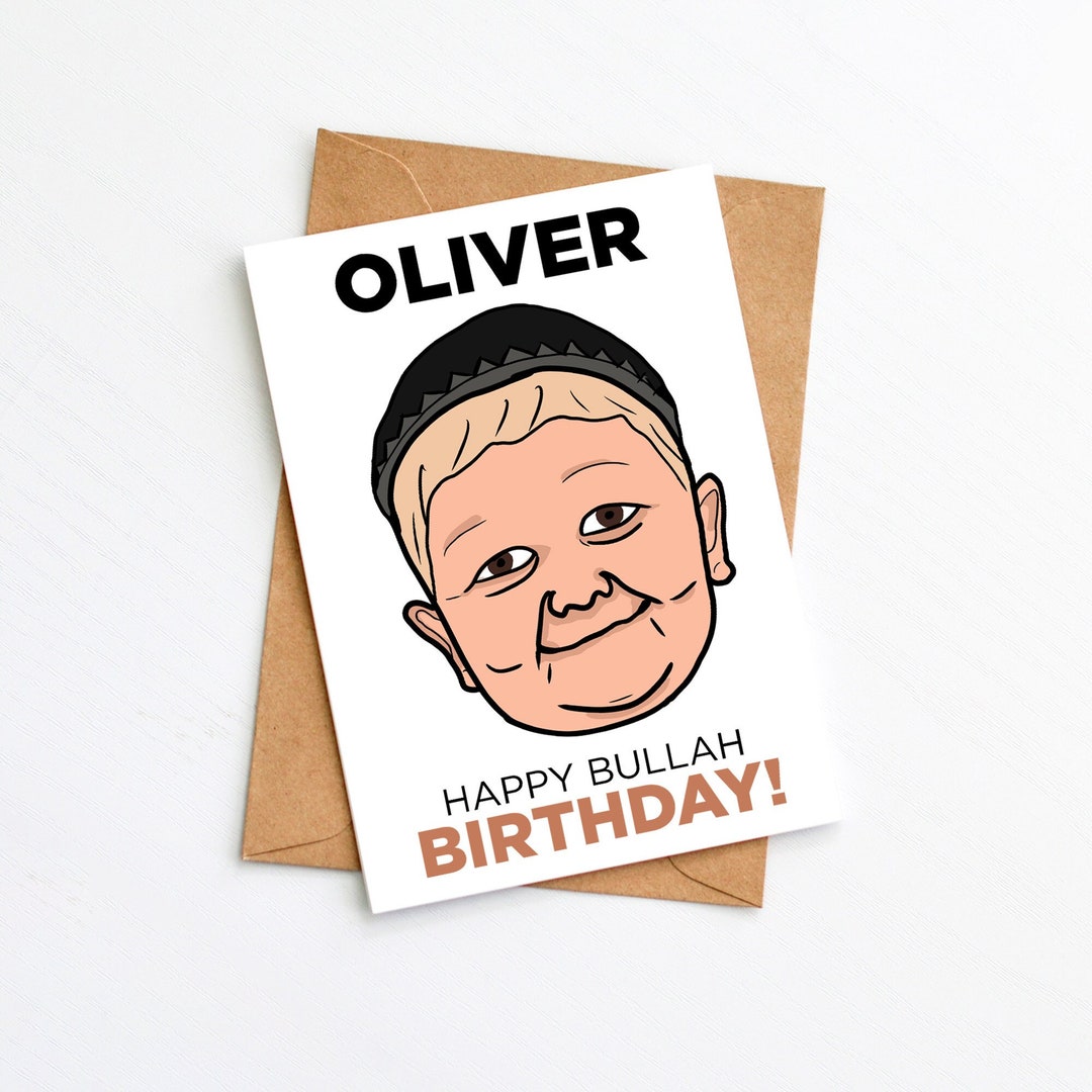 Hasbulla Birthday Personalised Greetings Card ‘happy Bulla - Etsy