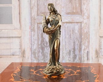 Goddess Fortune Figurine - Tyche Luck Fortune Statue - Ancient Greek Goddess - Office Gift - Gift for Boss