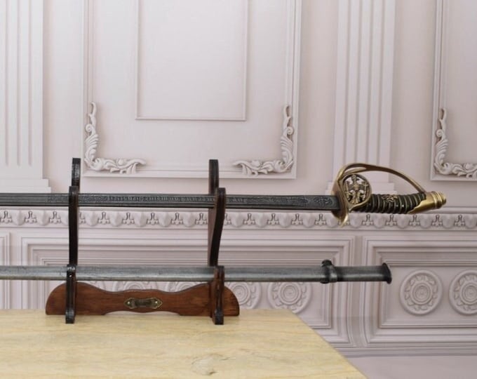 Unique Prussia Saber with Scabbard - German Saber - Prussian Saber with Eagle Pattern 1889 - Military Gift - Home Decor - Wall Decor -