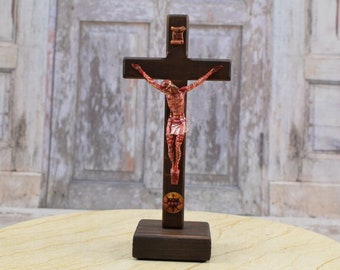 Passion of the Christ - Passion Crucifix Cross Jesus - Wooden Crucifix Christ on Cross - Art Work Cross - Catholic Art - Religious Gift