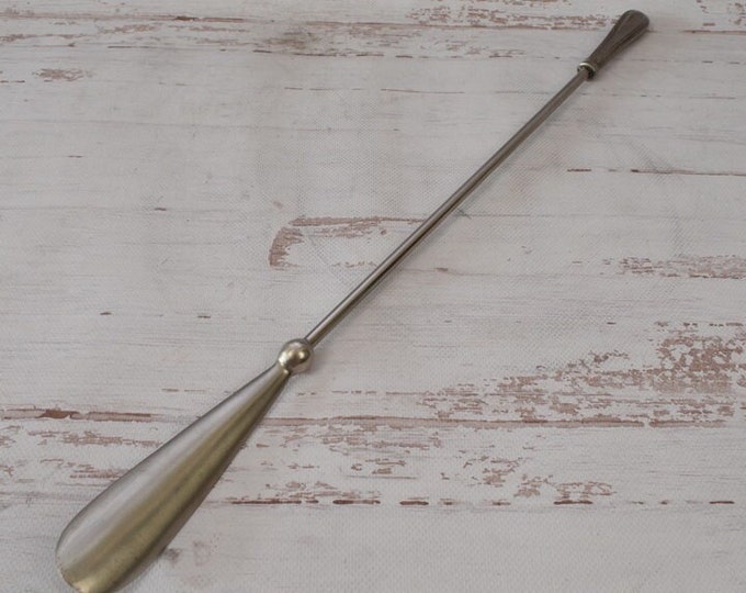 Aluminum Shoe Horn - Silver Large Shoe Horn Art Nouveau Style - Amazing Gift - Housewarming Gift - Home Decor - Duck Art