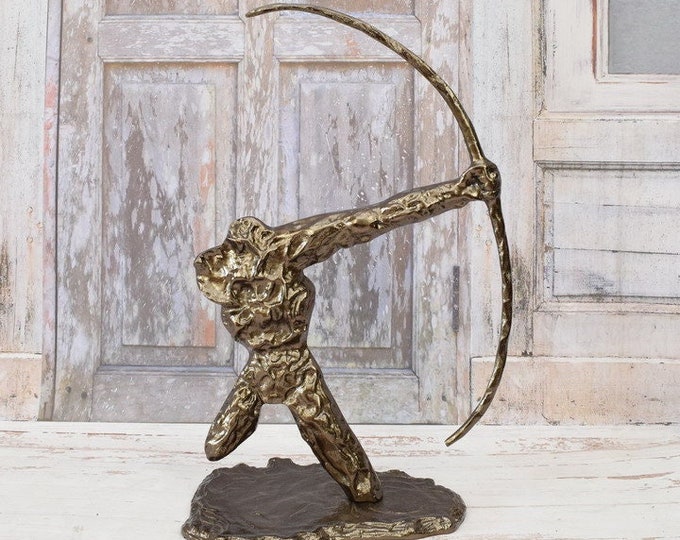 Hercules Drawing His Bow Aluminum Statue - Abstract Sculpture - Art Statue Modern Hercules - Home Decor - Elegant Gift - Exclusive Figure