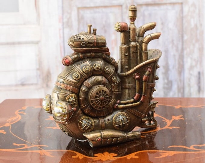 Steampunk Submarine Statue - Steampunk Sculpture - Art Work Statue - Home Decor - Gift Idea