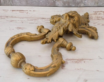 Cast Iron Monster Door Knocker - Halloween Devil Decor