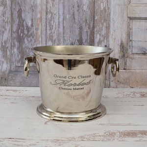 Aluminum Cooler - Ice Bootle Stand - Ice Cooler - Champagne and Wine Stand - Ice Container Aluminium Gift - Home Decor - Housewarming Gift