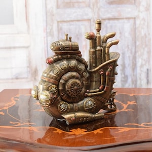 Steampunk Submarine Statue - Steampunk Sculpture - Art Work Statue - Home Decor - Gift Idea