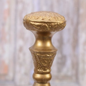 Classic Walking Stick Wooden and Brass - Goldene Cane - Gift for Grandfather, Father - Good Gift Idea