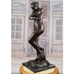 A.Rodin RETRO ダイアナ胸像 高さ約65cm 約24kg ロダン Rodin Woman Act Bronze Sculpture: Antique Modernist Home Decor