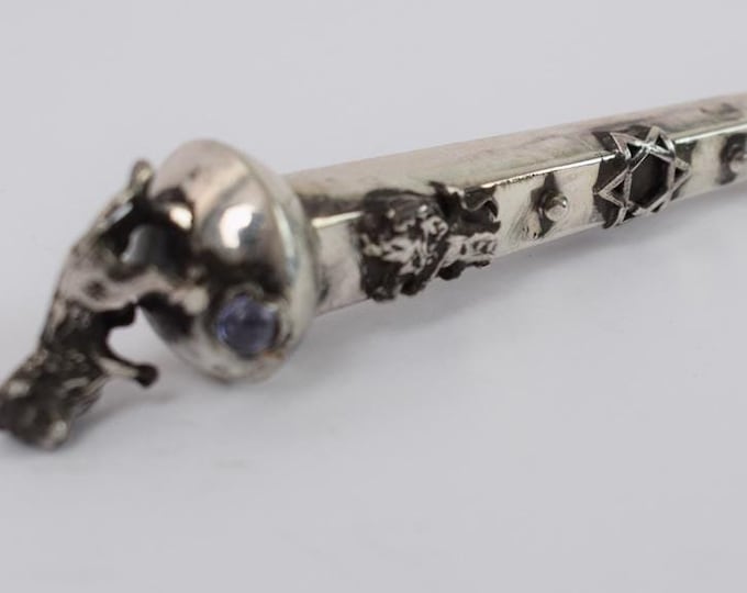 Torah Pointer Silver 84 - Silver Sterling Yad Torah Reading Judaica - Handmade Exclusive Gift - Amazing Judaica Art - Ceremonial Judaica