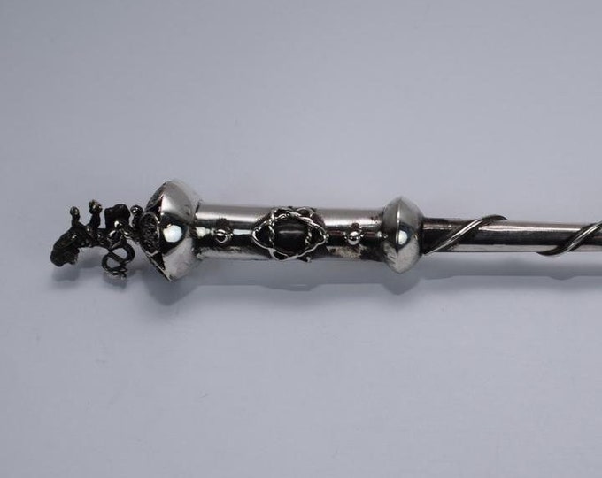 Torah Pointer Silver 84 - Silver Sterling Yad Torah Reading Judaica - Handmade Exclusive Gift - Amazing Judaica Art - Ceremonial Judaica