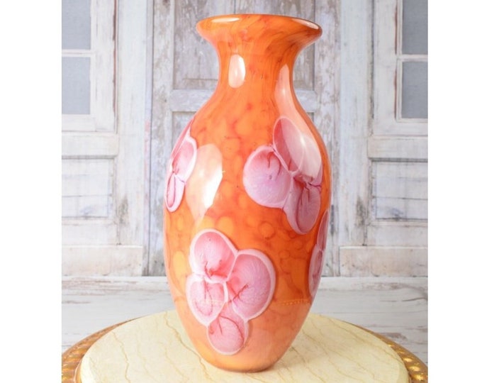 Face Vase Colorful Murano Style Figurine Beaufitul Gift Italian Venetian Product - LUXURY