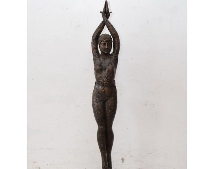 XXL Show Dancer Starfish Art Deco Bronze Sculpture - Bronze Dancer Statue - Exclusive Gift for Dancer - Home Decor -