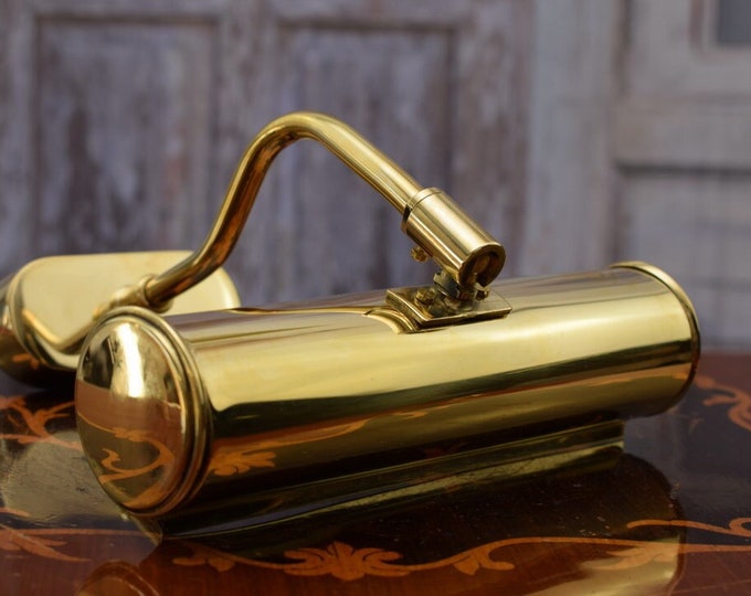 Brass Picture Light Lamp - Vintage Gallery Lamp - Wall Decor - Wall Lamp for Painting and Mirror - Picture Illumination - Home Decor