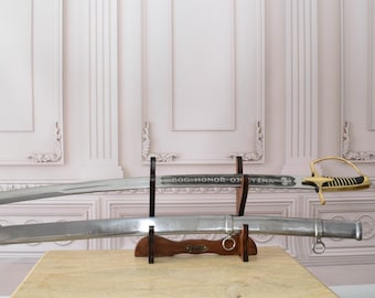 Polish Saber with Scabbard: Pattern 1921 Officer, Polished Brass