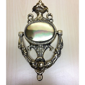 Art Nouveau Brass Door Knocker: Home and Garden Decor