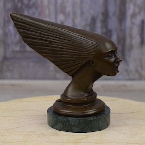 Extra Price! Figurine Spirit Of The Wind Bronze Sculpture - Very Realistic Figure - Gift Idea - Home Decor - Rolls