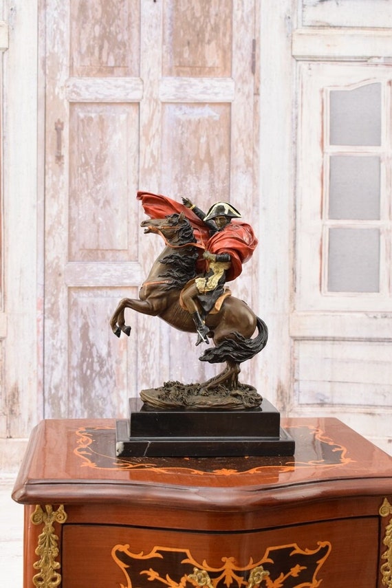 ナポレオン ブロンズ胸像 大理石台座 【公式通販】