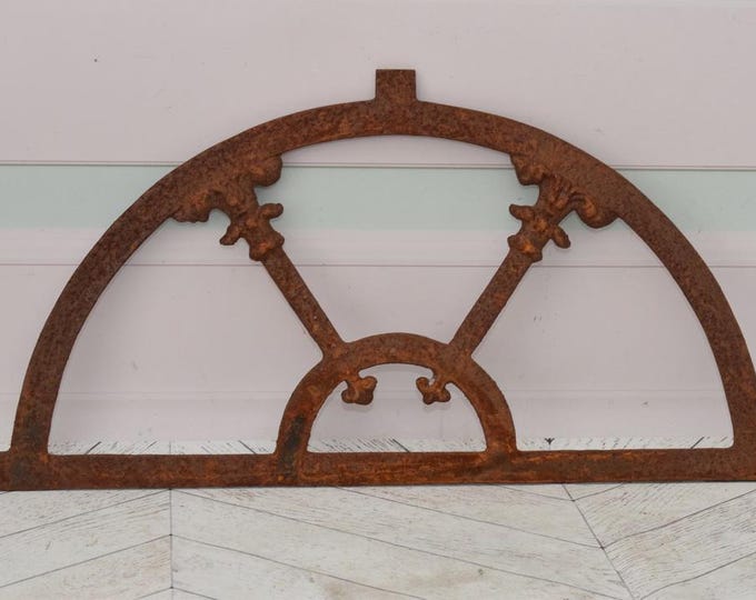 Cast Iron Frame Window - Shutter Crate in Rustical Brown – Perfect Gift for Home & Garden Decor - Housewarming Gift - Garden Art