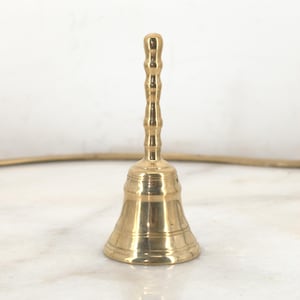 Bell Reception - Polished Bell Brass - Elegant Hotel Bell Table Bell Style - School Bell Solid Brass