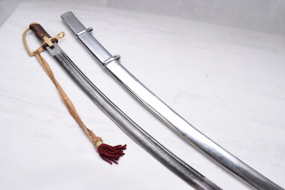 鞘付きポーランド将校サーベル：真鍮製騎兵剣レプリカ - Etsy 日本