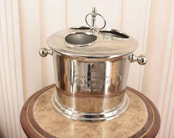 Aluminum Champagne Bucket – Wine Cooler, Home Decor, Housewarming Gift