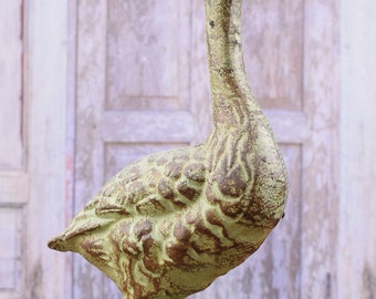 Goose Figurine - Garden and Home Decor - Cast Iron Sculpture