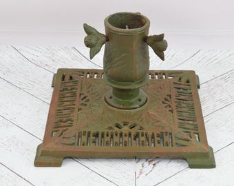 Cast Iron Christmas Tree Stand - Christmas Tree Stand - Vintage Christmas Gift - Home and Garden Decor - Gift Idea
