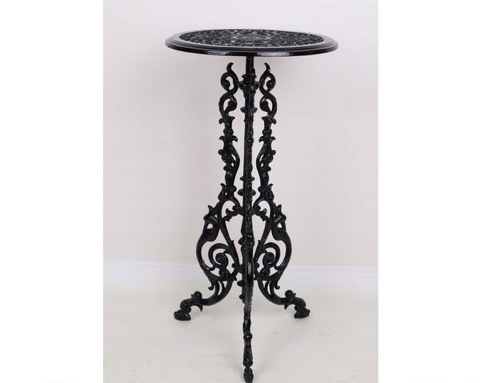 Cast Iron Flower Table - Coffee Table -Flowerbed Table - Home and Garden Decor - Vintage Garden Decoration - Gift for Birthday