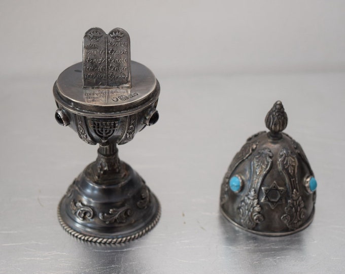 Openwork Silver Egg Torah Judaica Jew Jewish Silver Star of David - Tsarist Silver 84 Luxury Gift Idea