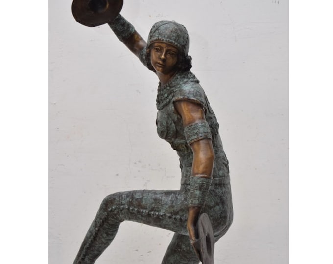 Large 95cm bronze dancer statue - Demetre Chiparus bronze figurine - sculpture dancer Cleopatra Chiparus -