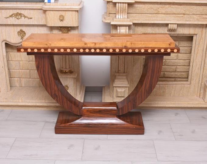 Art Deco Console Table: Vintage Elegant Night Stand