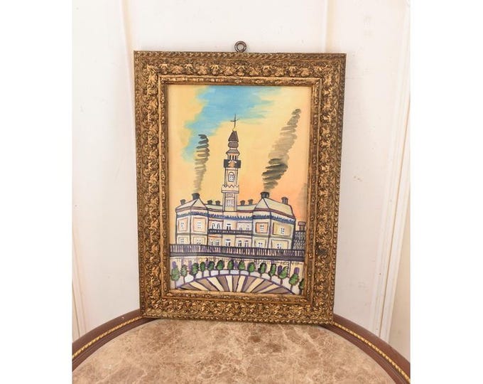 Nikifor Krynicki Painting: Old Krynica Zdroj, Polish Urban Art