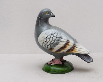 Pigeon Cast Iron Sculpture Figure Realistic Figurine Gift Vintage  Style