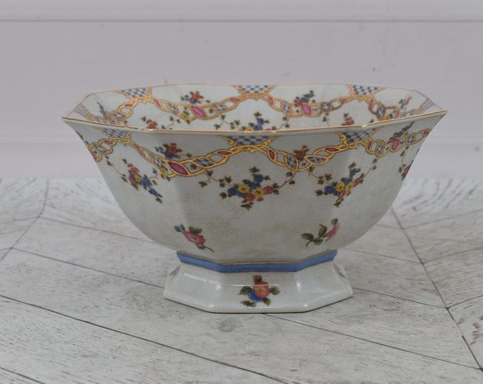 Vintage Fruit Plate - Porcelain with Painted Ornaments - Timeless Art - Old Plateau - Floral Painted Porcelain - Art - Home Decor