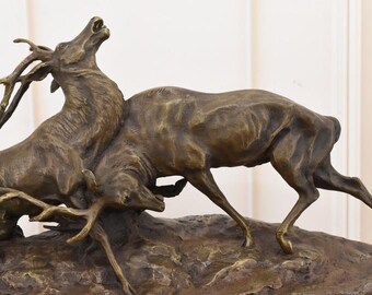 銅像　インテリア　ブロンズ像　鹿 屋外庭園装飾金属製動物置物 銅 ブロンズ 真鍮 鹿の像 価格| Alibaba.com