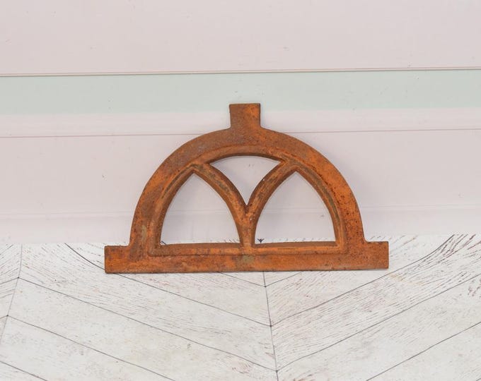 Cast Iron Frame Window - Shutter Crate in Rustical Brown – Perfect Gift for Home & Garden Decor - Housewarming Gift - Garden Art