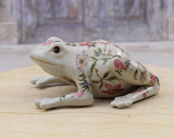 緑のカエルの置物 - Etsy 日本