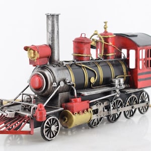 Vintage Locomotive Train Metal Model - Toy Train - Old School Model - Collector Item - Home Decor - Metal Railway - Gift for Railwayman